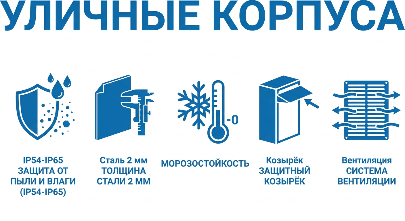 Пять факторов выбора уличного корпуса